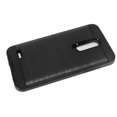 thumbnail image 2 of LG K30 / X410 / K10 2018 / MS425 [Brushed Metal Texture] Slim Fit Hybrid Armor [Shockproof] Lightweight TPU 2-Piece Cover Black, 2 of 2