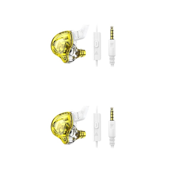 Inteprter Auriculares HIFI de 3,5mm, tapones para los oídos de silicona, auriculares electrónicos con bobina móvil, sonido estéreo, ordenador deportivo Type4 NO4