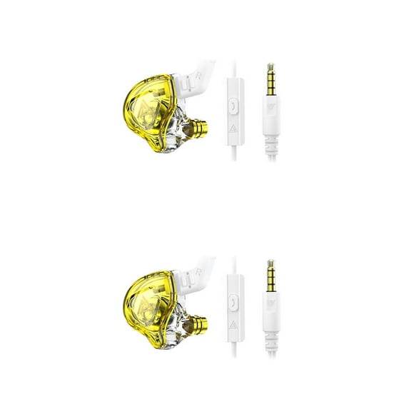Inteprter Auriculares HIFI de 3,5mm, tapones para los oídos de silicona, auriculares electrónicos con bobina móvil, sonido estéreo, ordenador deportivo Type4 NO4