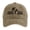 Khaki, variant on Men's Daily Casual Trendy Baseball Cap Vintage Palm Tree Letter Print Washed Distressed Design Dad Hat Outdoor Trendy Versatile Casual Hat One Size