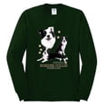 thumbnail image 2 of If It's Not a Border Collie It's Just a Dog Gift | Mens Dog Lover Long Sleeve T-Shirt, Forest Green, X-Large, 2 of 3