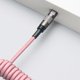 thumbnail image 5 of Tipo C del cable en espiral del 1.5m a la aviación de la primavera del alambre de la primavera del USB para la computadora de escritorio, 5 of 6