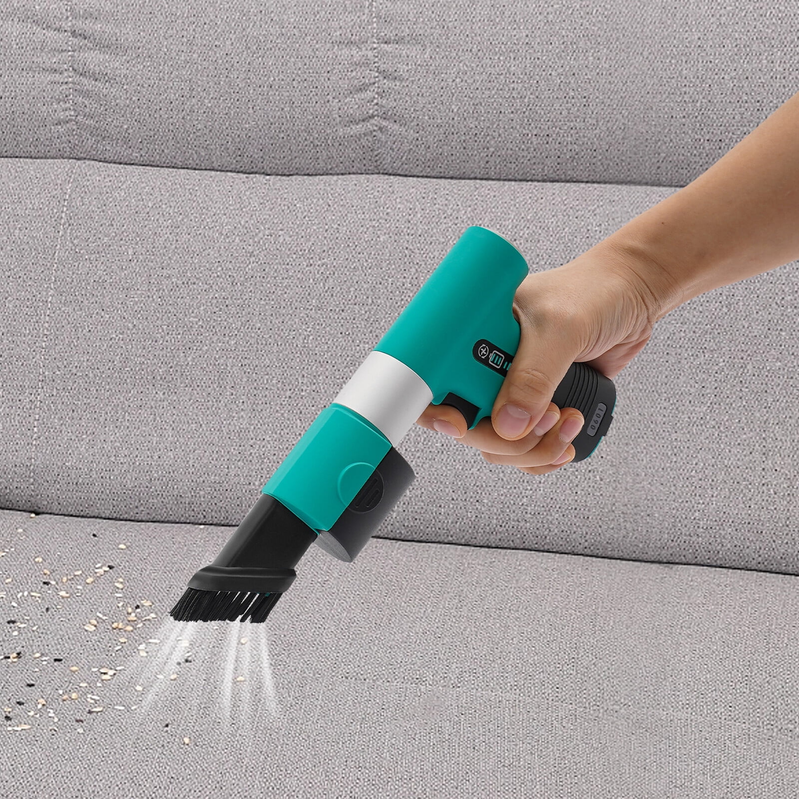 Electric Air Duster Compressed Air Duster Rechargeable Tiny Battery Powered Blowing Cleaner