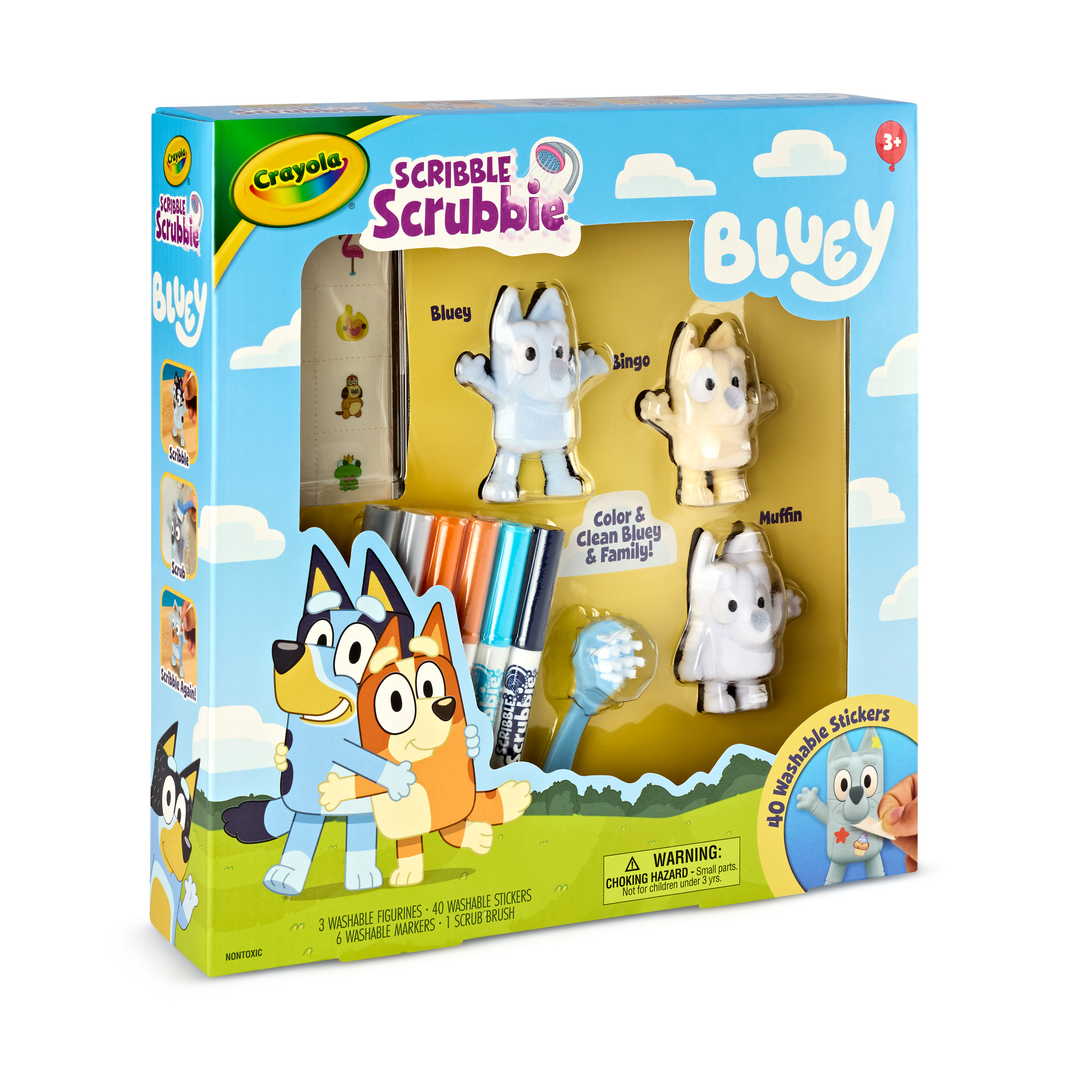 Crayola Bluey Scribble Scrubbie Pets Playset - 3 Pack photo 5
