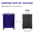 thumbnail image 4 of 6 Drawer Tool Chest Cabinet with Ball Bearing Drawer Slides,20"W Rolling Metal Tool Chest with 6 Drawers,Steel Tool Storage Box Organizer,Purple, 4 of 8