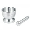 thumbnail image 1 of Garlic Grinder Tool - Stainless Steel Mortar and Pestle Set, 1 of 11