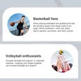 thumbnail image 4 of Protector Dedos Deportivo Con Soporte para Baloncesto Y Voleibol (gris Claro), 4 of 9