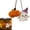 A021 Blue 2.36", variant on Handmade Crochet Halloween Rearview Mirror Ornament Mini Ghost & Pumpkin Hanging Decor,Adorable Car Interior Accessory For Fall & Spooky Season Hangs 2.36"