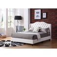 thumbnail image 2 of Glory Furniture Joy Faux Leather Upholstered King Bed in White, 2 of 3