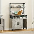 thumbnail image 2 of Hidden Cat Litter Box Enclosure Furniture with Shelf Storage, Large Wood Cat Litter Box Furniture Hidden with Storage, 2 of 9