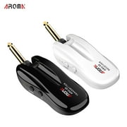 AROMA ARG-05 Wireless Guitar Audio Transmission System Transmitter Receiver Built-in Rechargeable Battery 115 Feet Transmission Distance for Electric Guitar Bass