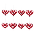 thumbnail image 4 of 8 guirnaldas de papel en forma de corazón para compromiso, propuesta, adornos de corazón 3D para el Día de Valentín, Día de Madre y fiesta. rojo, 4 of 8
