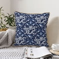 thumbnail image 6 of Susaid Dragon Print Velvet Throw Pillow Covers Home Art Deco Pillowcase Square Pillow Case Cushion Cover for Bed Sofa Living Room Car Indoor and Outdoor-20"x20", 6 of 8