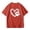 Watermelon Red, variant on Toddler Girls Short Sleeve T-Shirts Crewneck Tops Cute Puppy Heart Print Casual Top Size 3-4T ,Beige