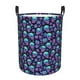 thumbnail image 1 of Fotbe Skull daisy Gradient Cesto de Ropa con Asas, Cesto Impermeable de Gran Capacidad, Bolsa de Lavado para Dormitorio, Cesto de Ropa con Ruedas y Asas-Medium, 1 of 6