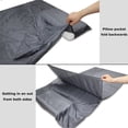 thumbnail image 5 of Browint Silk Sleeping Bag Liner, Silk Sleep Sack, Extra Wide 87"x34", Lightweight Travel Sheet for Hotels, More Colors for Option, Reinforced Gussets, 5 of 6