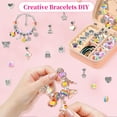 thumbnail image 3 of Rirool Charm Bracelet Making Kit for Girls 8-12, 68 Pcs DIY Jewelry Craft Set, Creative Birthday Gift for Kids with Charms, Beads, Chains & Jewelry Box, 3 of 9