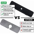 thumbnail image 4 of Kitchen sink splash guard, upgraded 60.96 cm Silicone material protects faucet handles from dripping water, easy to clean and install, 4 of 4