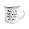 thumbnail image 2 of Joke New Jersey Gifts, I Need a Six Month Vacation Twice a Year to New Jersey, Joke 12oz Camper Mug For From, 2 of 2