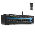 thumbnail image 1 of PYLE PT210 - Amplificador de dirección pública (120 W, Sistema de Receptor de Altavoces PA con RCA,, 1 of 7