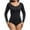 Black, variant on WMTBSRSW Plus Size Shapewear Long Sleeve Bodysuit for Women Tummy Control Crew Neck Body Suits Tops Slim Fit One Piece Thong Jumpsuits