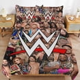 thumbnail image 6 of WWE Duvet Cover Set 3-Piece Bedding Set Soft Warm And Comfortable Soft Bed Set with 1 Duvet Cover And 2 Pillowcases for Bedroom All Season, 6 of 8