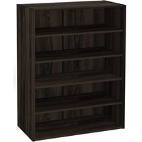 Brown Shoe Rack,Wooden Shoe Organizer Storage with Adjustable Shelfs for Entryway&Living Room