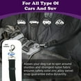 thumbnail image 6 of FORICOM Car Pet Seat Belt - Safe, Non-Disturbing Driving With a Heavy-Duty Design Featuring a Metal Carabiner for Small, Medium and Large Pets Adjustable Seat Belt Carrier（Purple）, 6 of 9