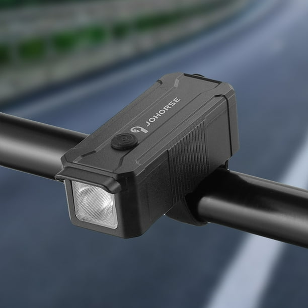 Faro de bicicleta recargable por USB, luz para manillar de bicicleta, 3 modos de luz, luz de ciclismo