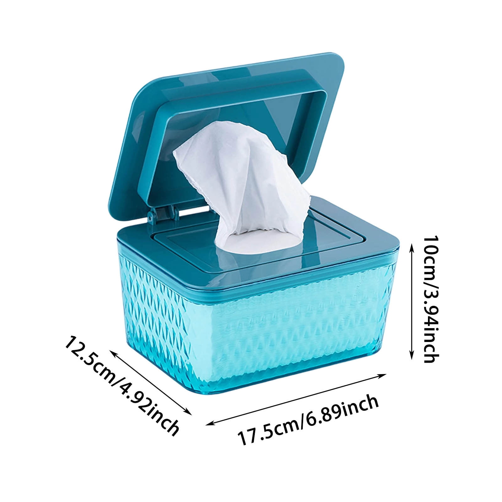 Wet Wipe Dispenser With Lid Multipurpose Storage Organizer for Home and Travel Use Tissue Cover