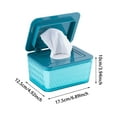 thumbnail image 2 of Wet Wipe Dispenser With Lid Multipurpose Storage Organizer for Home and Travel Use Tissue Cover, 2 of 3