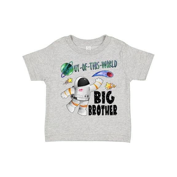 Inktastic Out of This World Big Brother Astronaut in Space Boys Toddler T-Shirt