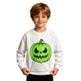 thumbnail image 2 of Boys Halloween Glow in The Dark Sweatshirt, Long Sleeve Graphic Pullover for Fall, 2 of 4