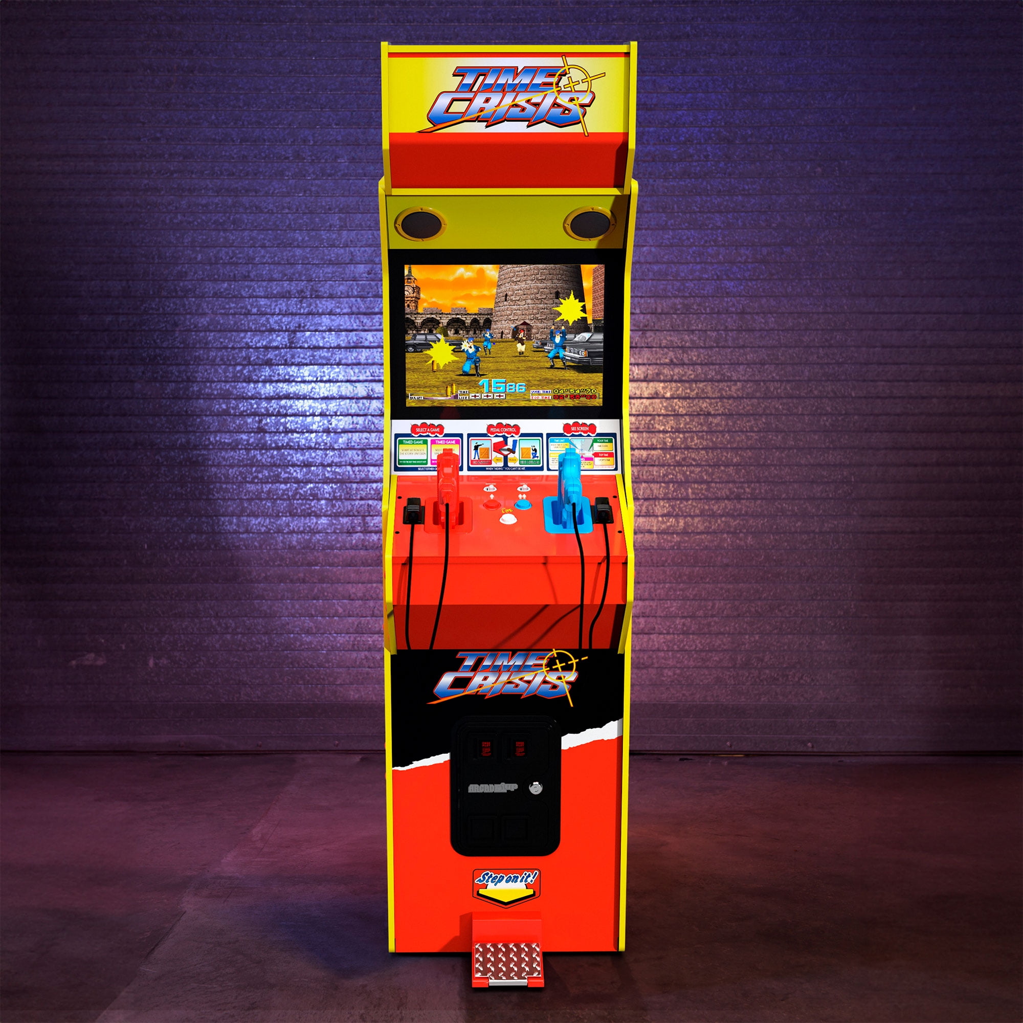 Arcade1Up 17" Screen Multiplayer Time Crisis Arcade Machine