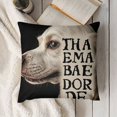 thumbnail image 3 of YINGXI Best Dog Lover Gifts Warm Sweet Funny Sayings The Dog Hair Throw Pillow Case Cushion Cover New Home Decorative Square 12x12in, 3 of 5