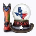 thumbnail image 2 of Texas Boot and Cowboy Hat Snow Globe, 2 of 2