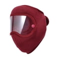 thumbnail image 1 of Almencla Masque de Ski Confortable Réutilisable Anti-Froid Masque Complet pour Hommes Femmes Course Bourgogne, 1 of 8