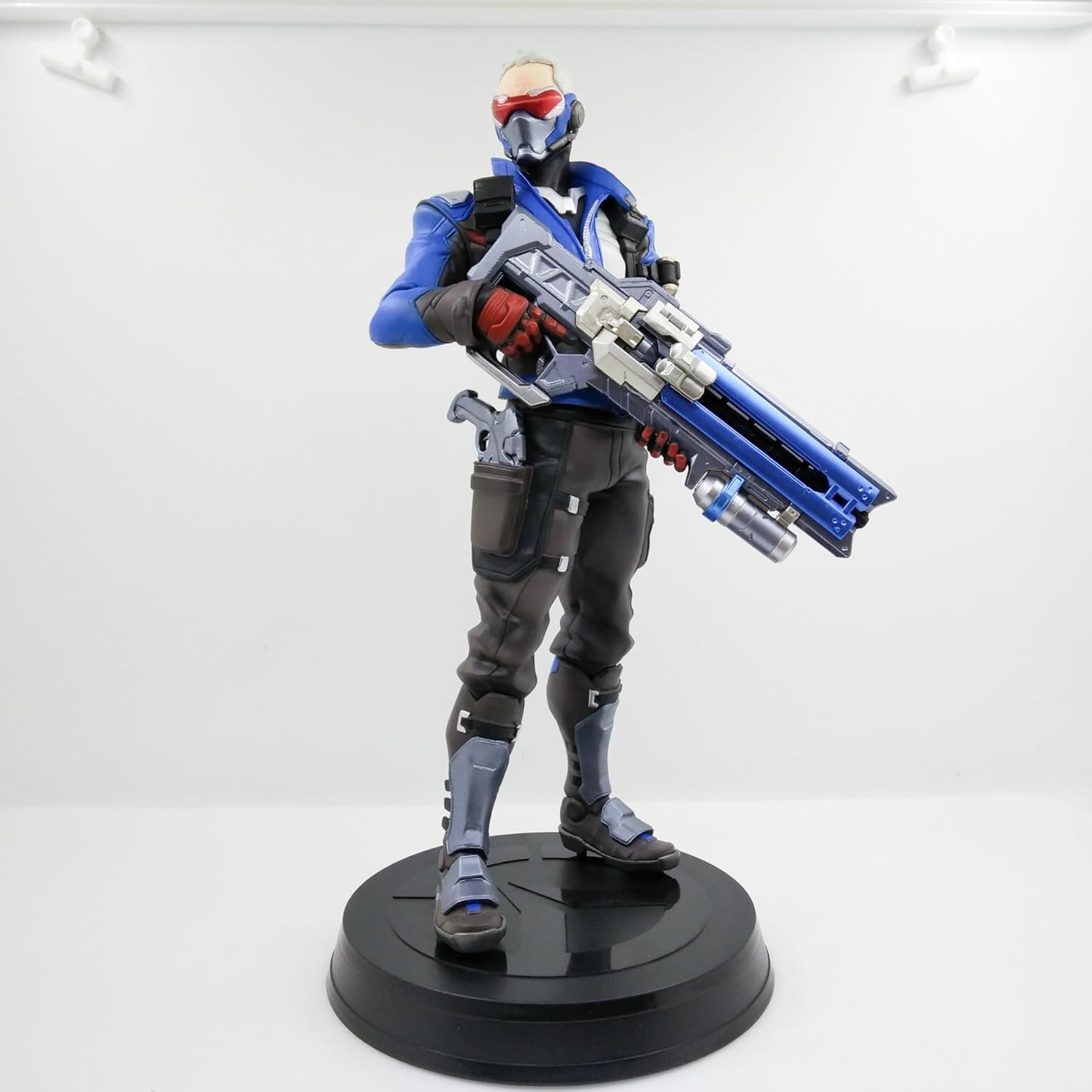 Jack Morrison Figure, Holding A Gun Jack Morrison Action Figures 35cm/13.8inch PVC Character Figurine Model Collectible Handicrafts Anime Gift