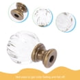 thumbnail image 3 of AURARMLET 2Pcs Decorative Lamp Finial Caps Transparent Glass Elegant Lamps, 3 of 8
