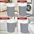 thumbnail image 6 of Chmadoxn Laundry Basket, Laundry Hamper, Collapsible Laundry Baskets, Dirty Clothes Hamper, Waterproof Laundry Basket with Foam Protected Aluminum Handles for College Dorm, Family, 6 of 6