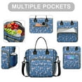 thumbnail image 2 of Pioneer Flower Floral Print Pattern Womens Lunch Box for Work,Insulated Large Lunch Bag for Tween and Teen,Loncheras Para Mujer,Leakproof Adult Lunch Bag for Work,Beach,Travel,Picnic,Camping, 2 of 7