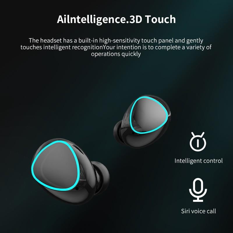 4 Earbuds Wireless Bluetooth Headset TWS Touch Digital Display Stereo Type-C Couple Two Pairs Of Bi-In-Ear Headset