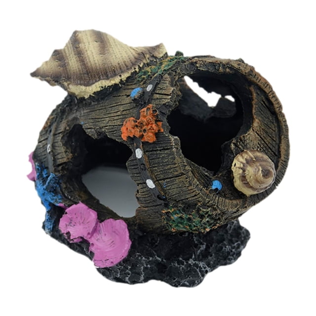 Decoraciones de acuarios, ornamentación del acuario, decoración del hogar, pescado, estanque de jardín, estatua, artesanías, cavidad de roca, casa, de