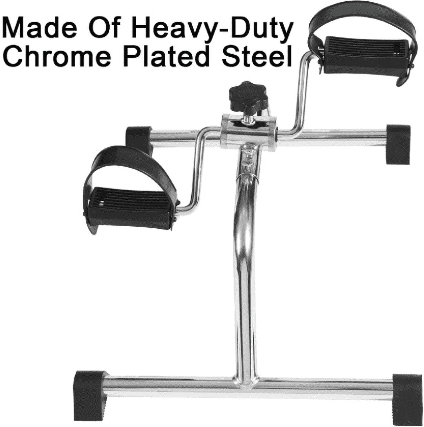 Carex Foldable Under Desk Pedal Exerciser, Compact Exercise Equipment for Arms and Legs, for Seniors