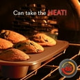 thumbnail image 4 of NutriChef 6-Pcs Nonstick Bakeware Set Baking Sheets, Non-Grease Cookie Trays, Wide & Square Bake Pan, Bread Loaf & Round Cake Pan, Designed Not to Wrap or Bend Out of Shape -NCBK6TR7, 4 of 7
