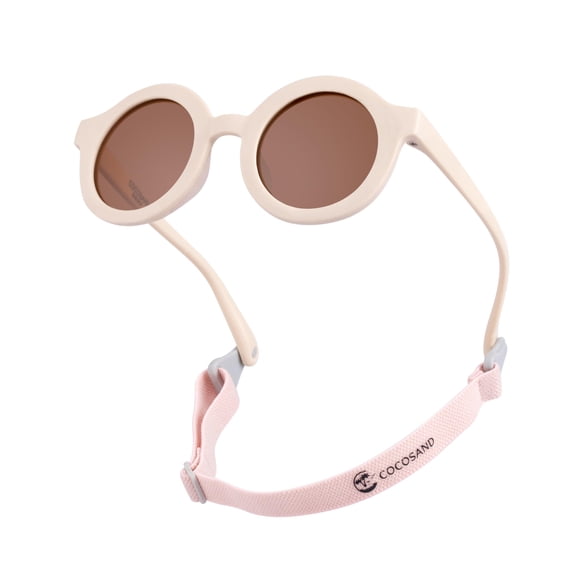 Gafas de sol para bebé COCOSAND con protección UV polarizada beige