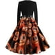 thumbnail image 4 of Vestido HUOGUO de manga larga con estampado de moda para mujer, 4 of 5