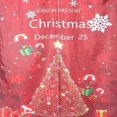 thumbnail image 2 of Privacy Protection Blackout Curtain Christmas Tree Window Drape for Bedroom Living Room Red 166x150cm Decoration for Christmas 1Set, 2 of 2
