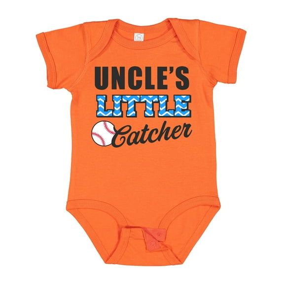 Inktastic Baseball Uncles Little Catcher Boys Baby Bodysuit