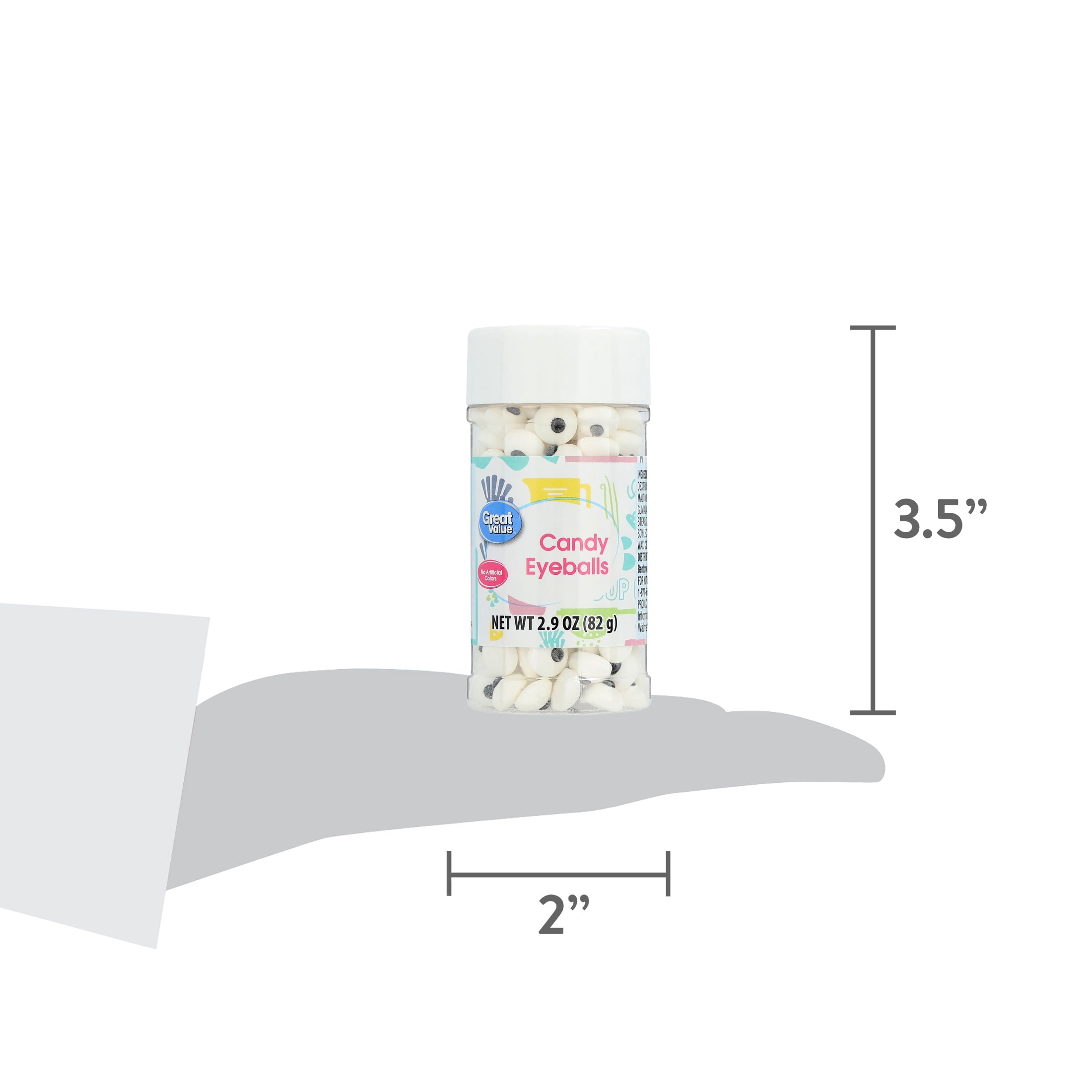 Great Value Candy Eyeballs, 2.9 oz